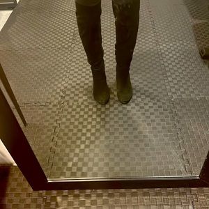 Black suede boots-vince camuto size 7